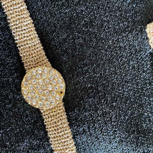 Vintage Don Sayres for Wellmore Black Gold Trim Wool Blend Knit Cardigan Sweater - Picture 8 of 9